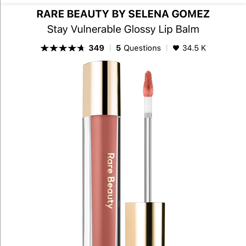 Rare Beauty Stay Vulnerable Glossy Lip Balm